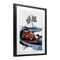 Stupell Industries Vintage Race Day Flags Framed Print Under Glass, design by Christine Simpson Art